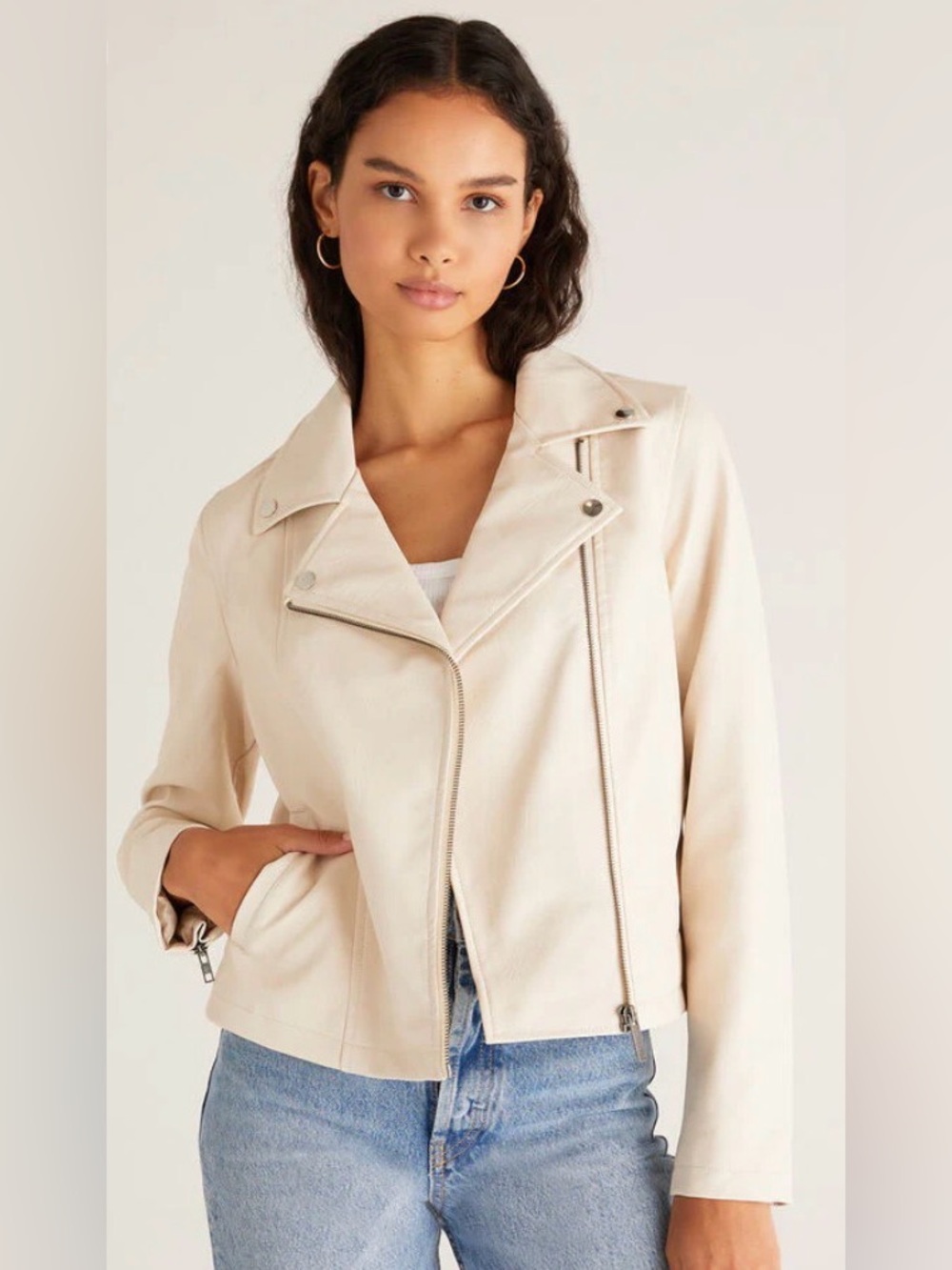 Z Supply Leather Jacket